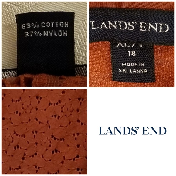 Lands' End lacy blouse - Picture 6 of 6